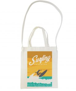 surfing paradise tote bag - sample