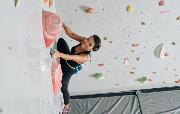 indoor wall climbing is a fun sport