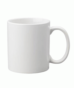 white blank ceramic coffee mug