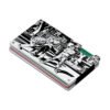 run dmc custom uv led dts printed black ridge wallet