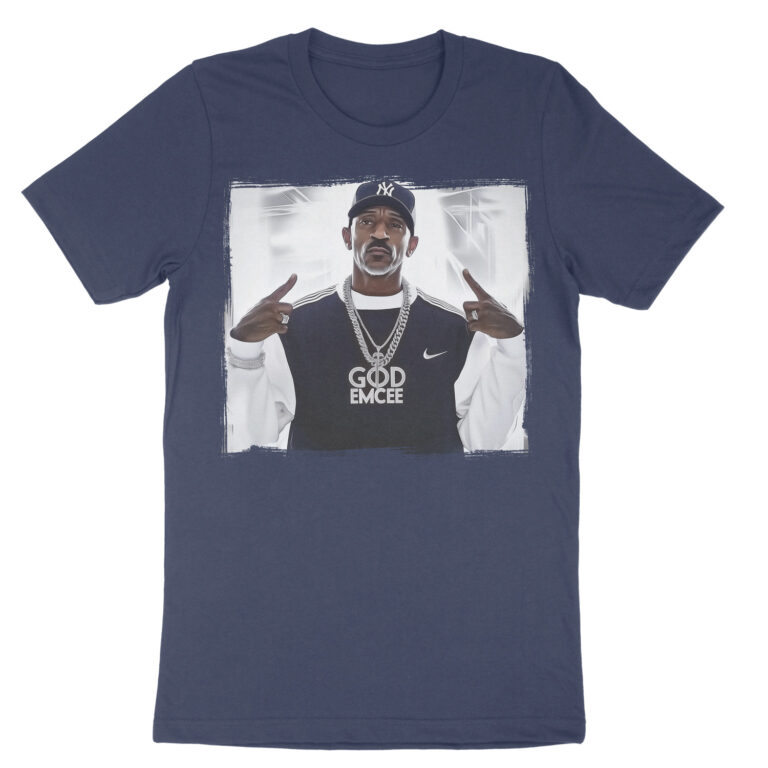 Rakim “God Emcee” Tribute Tee — Bella+Canvas 3000 Limited Edition